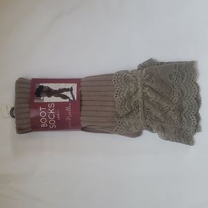 Lace boot socks
